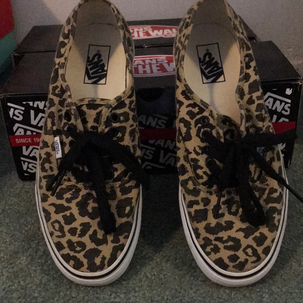 Rare Cheetah print Vans